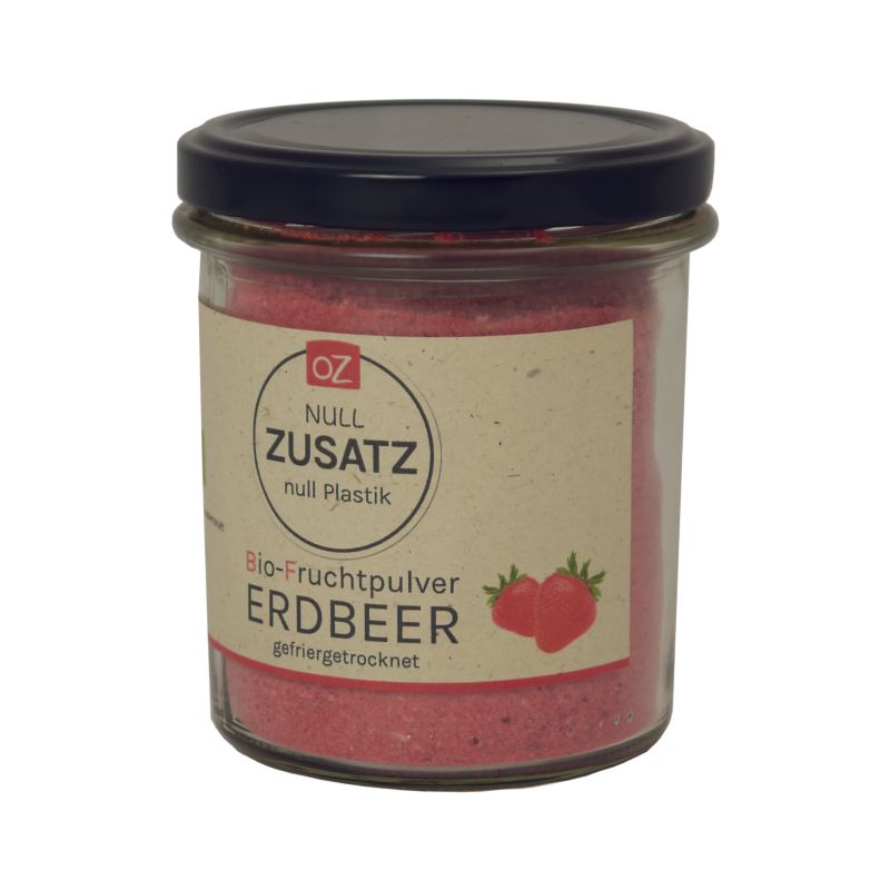 Bio Fruchtpulver Erdbeere - Null Zusatz