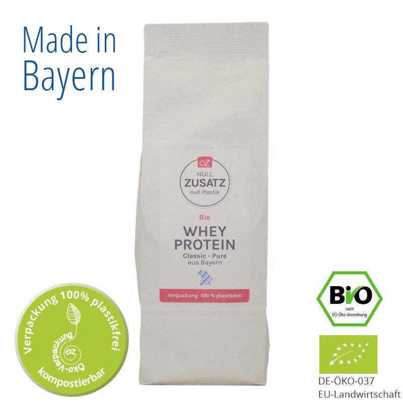 Null Zusatz Whey Protein aus Bayern