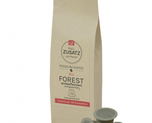 OZ Bio Projektkaffee-Kapseln Forest entkoffeiniert 10